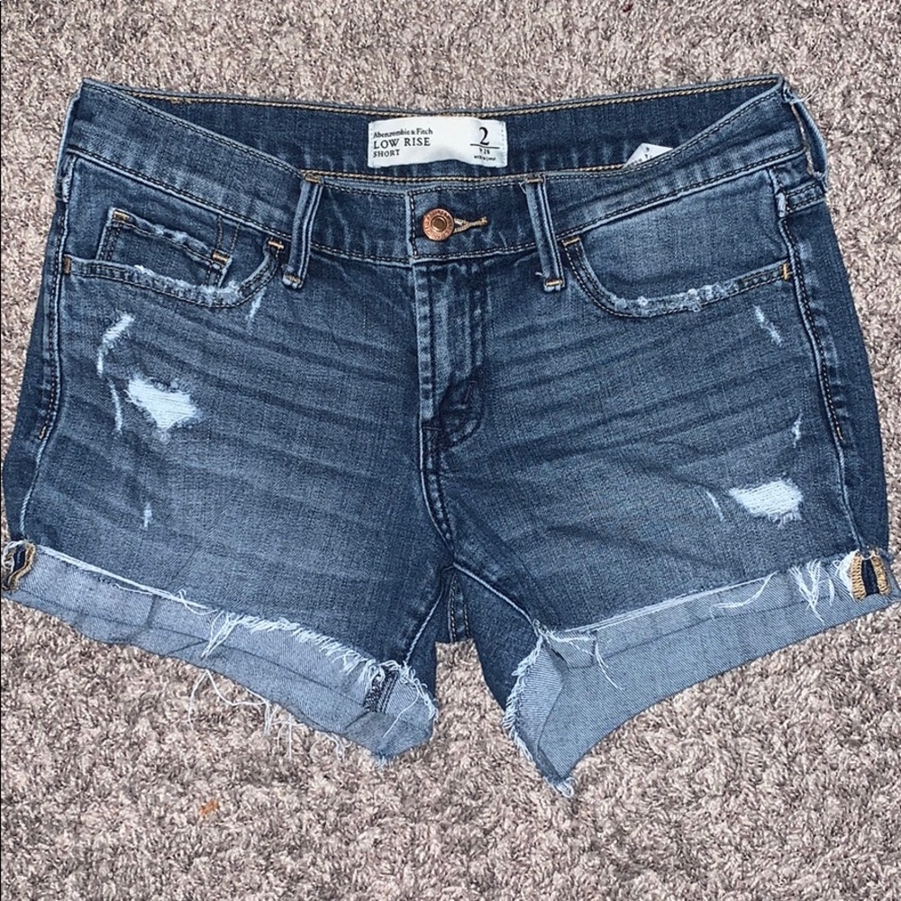 Blue jean shorts